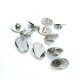 15 mm - 24 size Flat Foot Metal Button E 1283