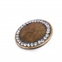39 mm - 64 L Patterned Sewing Shank Button E 129