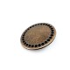 39 mm - 64 L Patterned Sewing Shank Button E 129