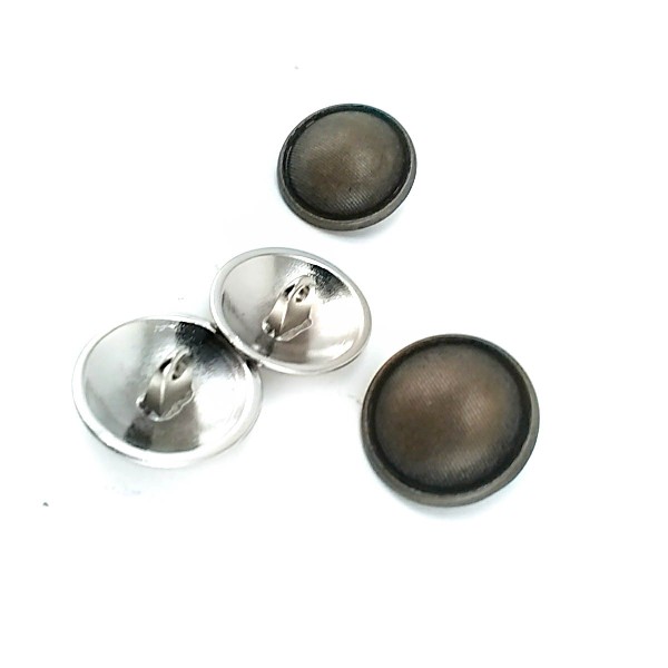 20 mm - 39 length Striped Metal Footed Button E 1295