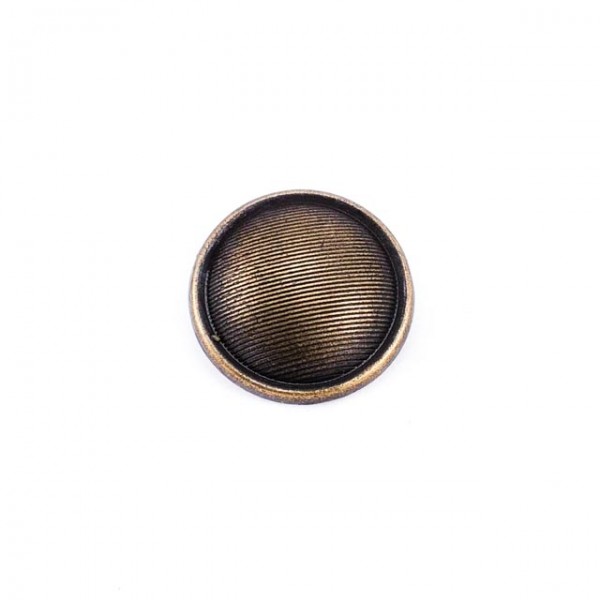 20 mm - 39 length Striped Metal Footed Button E 1295