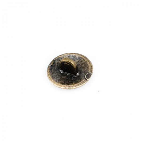 Metal Striped Footed Button 15 mm - 24 size E 1296
