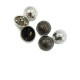 Button with Flower Patterned Metal Leg 18 mm - 29 size E 13