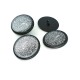 26 mm - 42 L  Enamel Coat and Coat Button Silvery Enamel E 1313