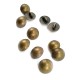 10.8 mm - 17 size Button with Center and Simple Metal Foot E 1321