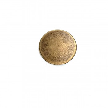 17 mm - 28 L Flat Coin Shape Shank Button E 1323