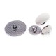 12.7mm - 21 size Simple Footed Button E 1346