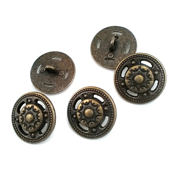 Stylish Pattern Bottom Sewing Button 22.5 mm - 36 size E 136