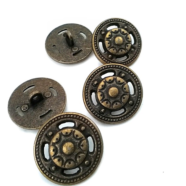 Stylish Pattern Bottom Sewing Button 22.5 mm - 36 size E 136