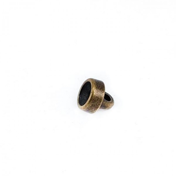 8 mm - 13 size Metal Leg Stone & Enamel Button E 1372