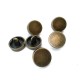 Button with 15 mm - 24 size Patterned Metal Foot E 1381