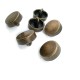 Button with 15 mm - 24 size Patterned Metal Foot E 1381