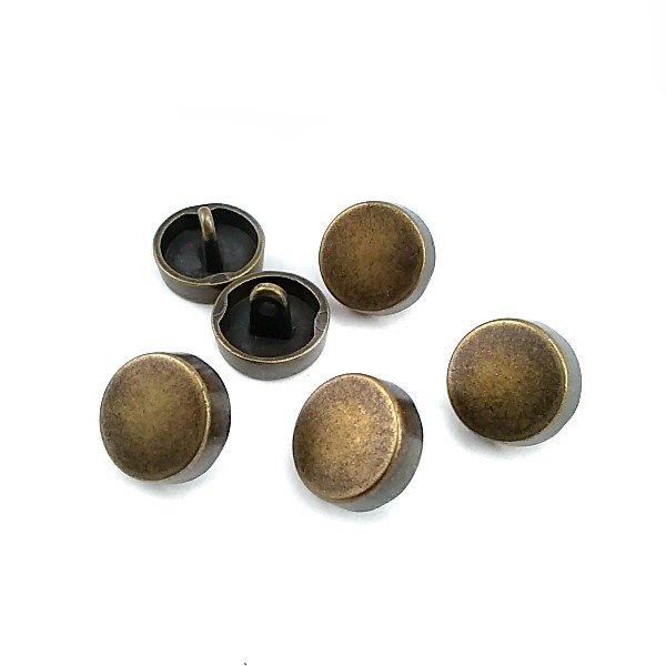 Button with 15 mm - 24 size Patterned Metal Foot E 1381