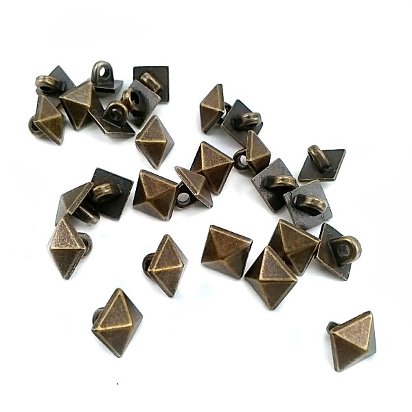 8 mm - 13 boy Piramid Şekil Ayaklı Düğme E 1389