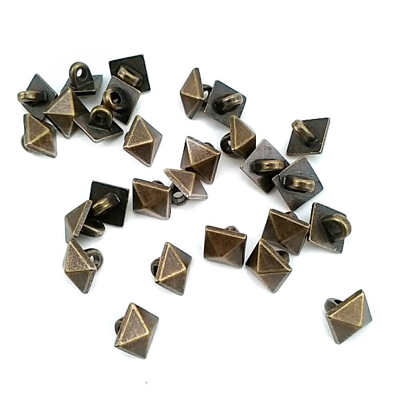 8 mm - 13 boy Piramid Şekil Ayaklı Düğme E 1389