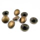 18 mm - 28 size Round Button with Pattern and Foot E 1394