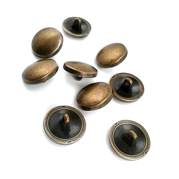 18 mm - 28 size Round Button with Pattern and Foot E 1394