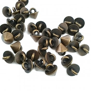 8.3 mm - 14 size Cone Shaped Metal Foot Button E 1411