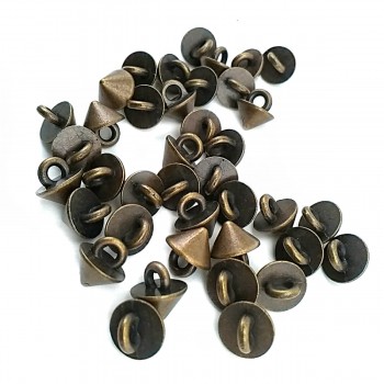 8.3 mm - 14 size Cone Shaped Metal Foot Button E 1411