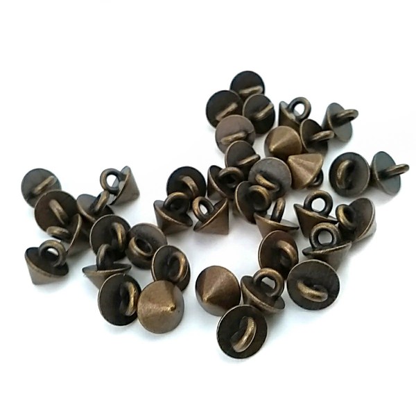 8.3 mm - 14 size Cone Shaped Metal Foot Button E 1411