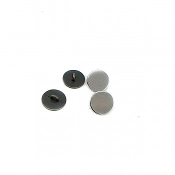 Plain Metal Foot Button 15 mm - 24 size E 1421