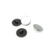 Simple 15 mm - 24 size Metal Foot Button E 1421