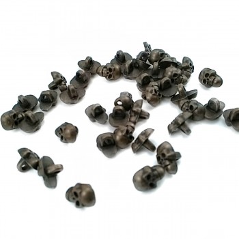 11.4 x 7.8mm Shank Button Skull Shaped E 1465