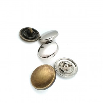 15mm - 24 size Enameled Metal Footed Button E 1480