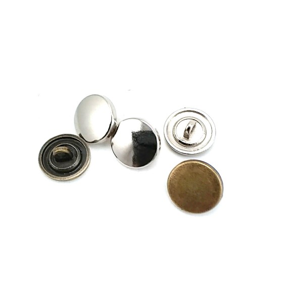 15mm - 24 size Enameled Metal Footed Button E 1480