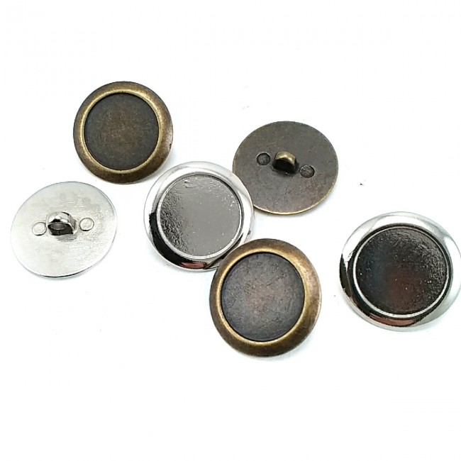 23 mm 37 Boy Kalın Kenarlı Ayaklı Düğme Metal E 1487 23 mm 37 Boy Kalın Kenarlı Ayaklı Düğme Metal E 1487