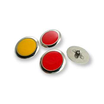 23 mm - 37 L  Enamel Jacket and Coat Button E 1487