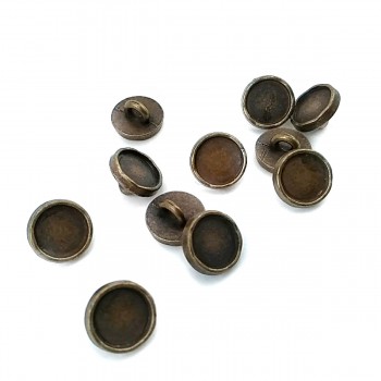 9.9 mm - 16 size Enameled Metal Foot Button E 1505