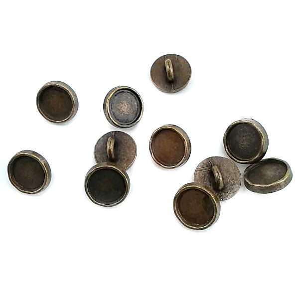 9.9 mm - 16 size Enameled Metal Foot Button E 1505