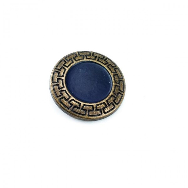 Enamelled metal jacket button 27 mm - 43 size E 151