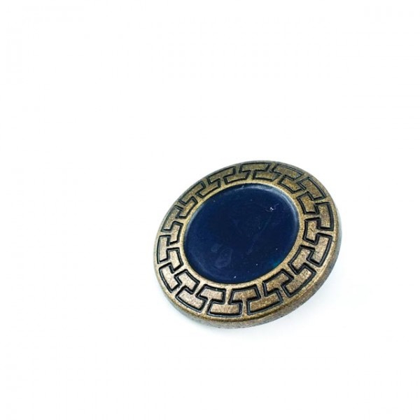 Enamelled metal jacket button 27 mm - 43 size E 151