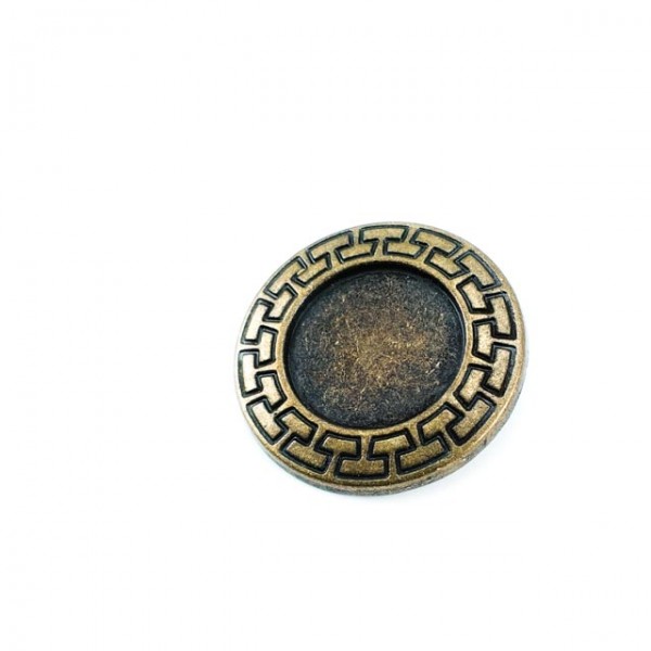 Enamelled metal jacket button 27 mm - 43 size E 151