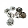 Patterned large size 30 mm metal button E 1527