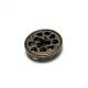 Patterned large size 30 mm metal button E 1527