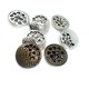 Patterned large size 30 mm metal button E 1527