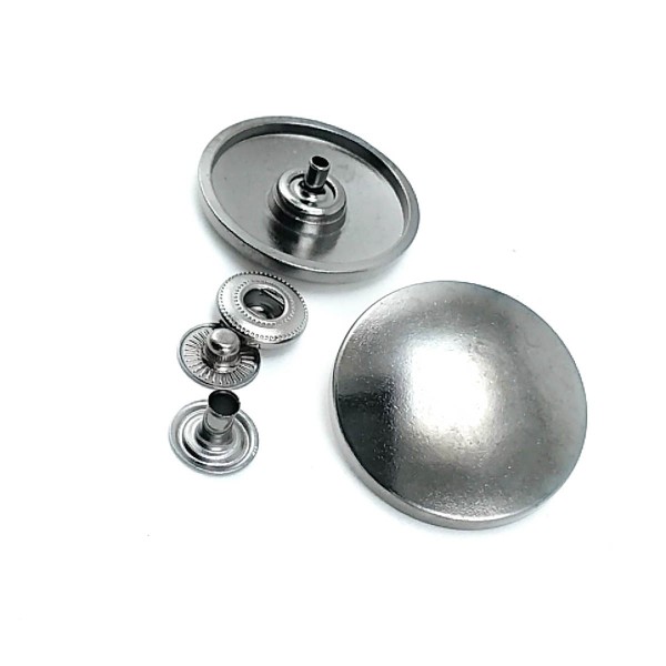 32 mm - 50 L Slightly Convex Large Size Snap Fasteners Button E 1538