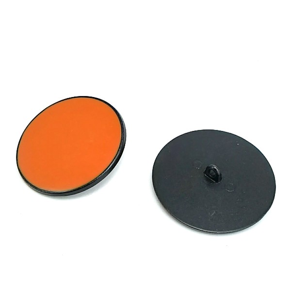 40 mm - 64 L  Coat and Coat Button Enameled Metal Shank Button E 1581