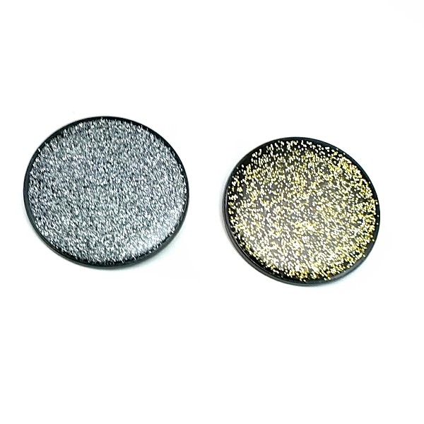 40 mm - 64 L  Coat and Coat Button Enameled Metal Shank Button E 1581