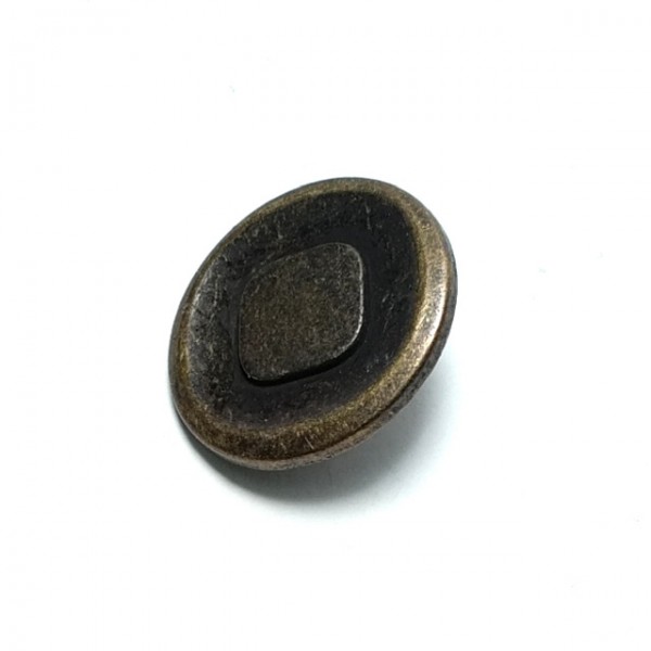 Stylish-footed metal button 24 mm - 38 lignes E 1601