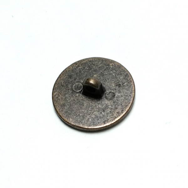 Stylish-footed metal button 24 mm - 38 lignes E 1601