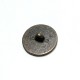 Stylish-footed metal button 24 mm - 38 lignes E 1601