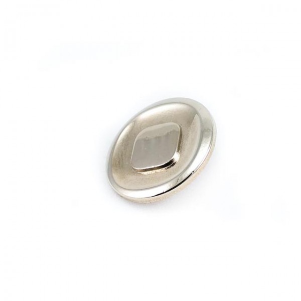 Stylish-footed metal button 24 mm - 38 lignes E 1601