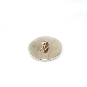 Stylish-footed metal button 24 mm - 38 lignes E 1601