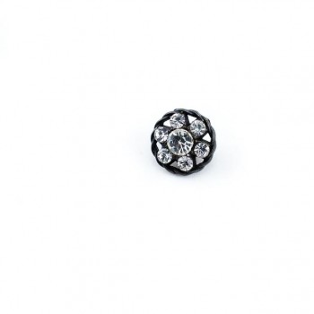 13 mm 21 Length Stone Lux Design Metal Foot Button E 1630