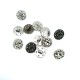 13 mm 21 Length Stone Lux Design Metal Foot Button E 1630