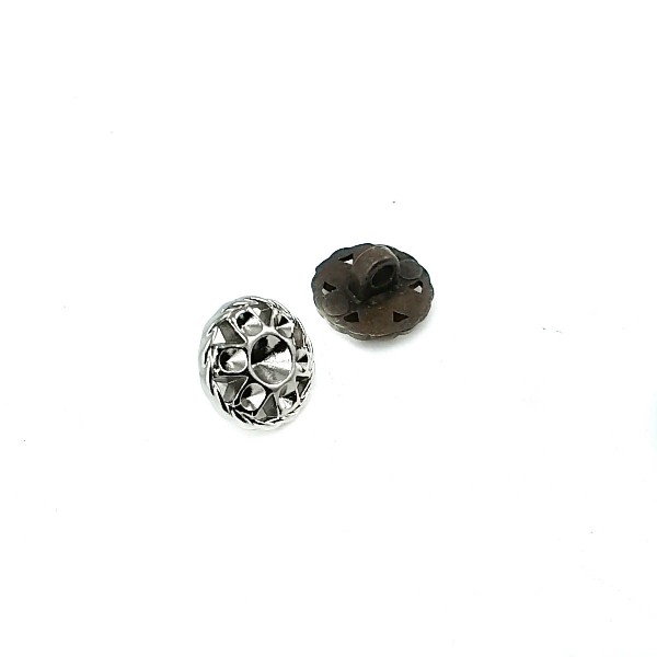 13 mm 21 Boy Taşlı Lux Tasarımlı Metal Ayaklı Düğme  E 1630